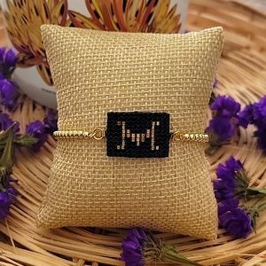 Initial M Bracelet